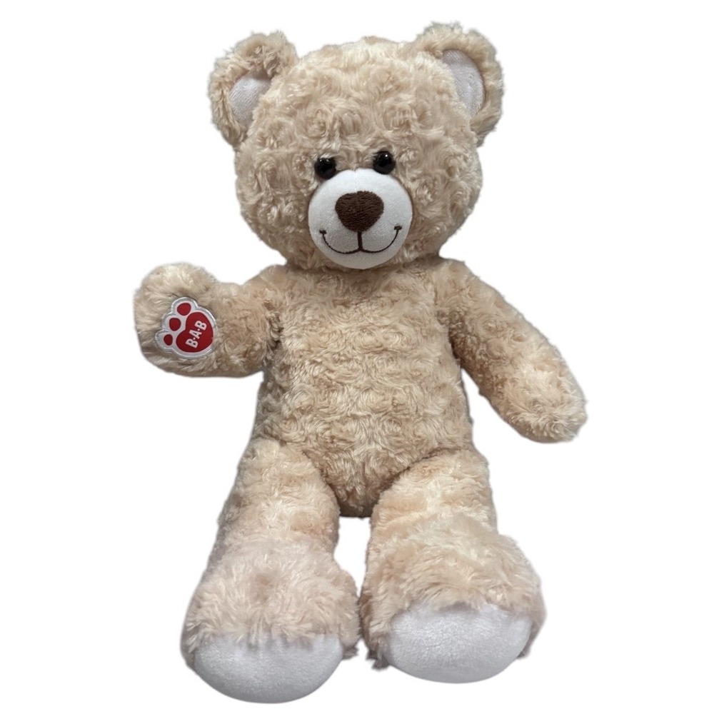 Build-A-Bear Lil Cub Caramel Teddy Bear‎ 12" Tan Swirl Fur Plushie